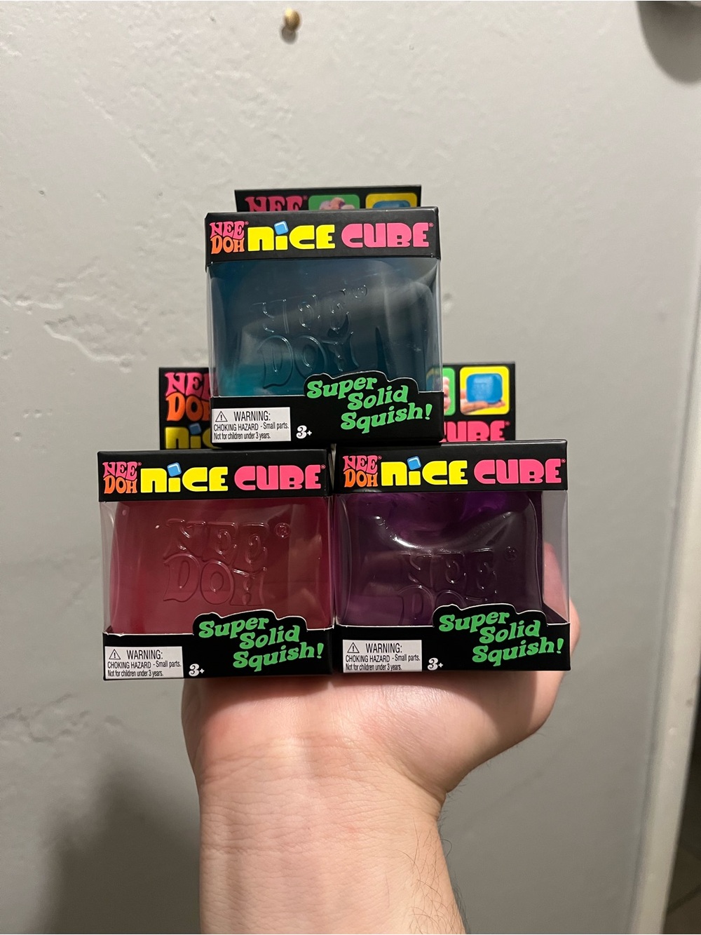 Needoh Nice Cube Set Of 3